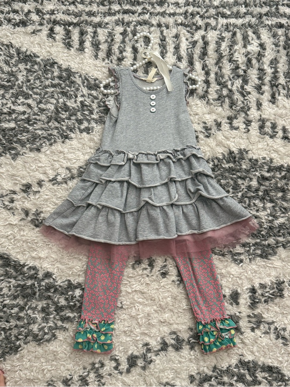 Matilda Jane Dress and Leggings Set